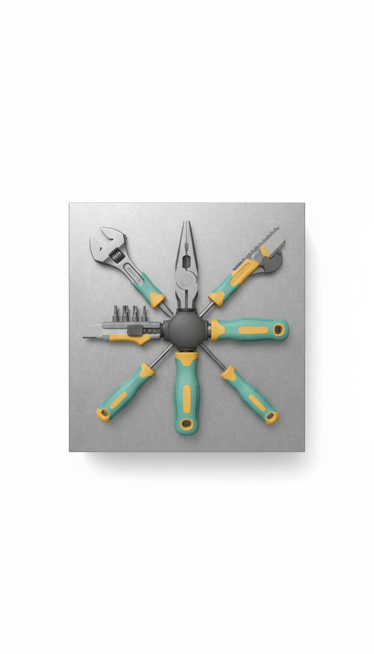 Set de herramientas modular antideslizante